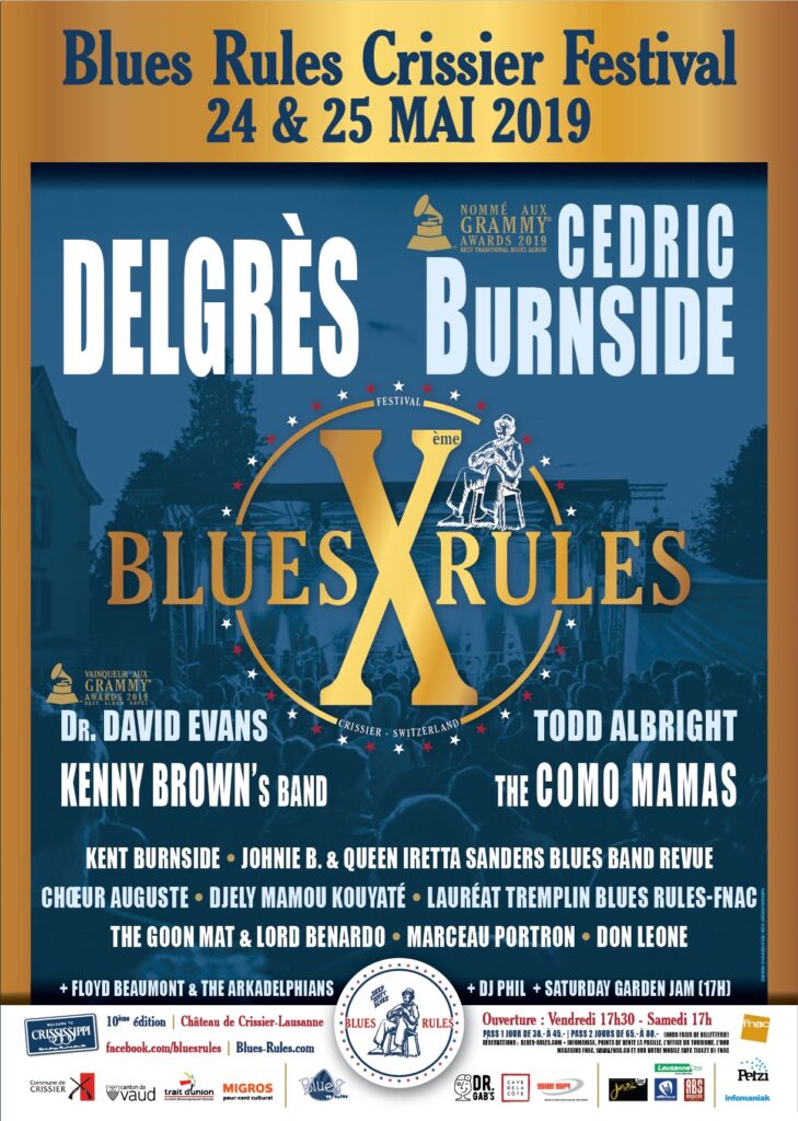 Blues-Regeln Crissier Festival 2019